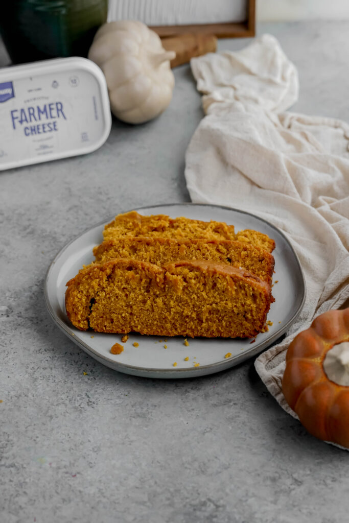 Pumpkin Bread with a Probiotic Frosting