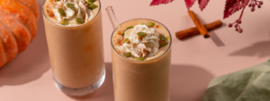 Pumpkin Chai Cappuccino Smoothie - Made with Lifeway Pumpkin Spice Kefir and Lifeway Farmer Cheese