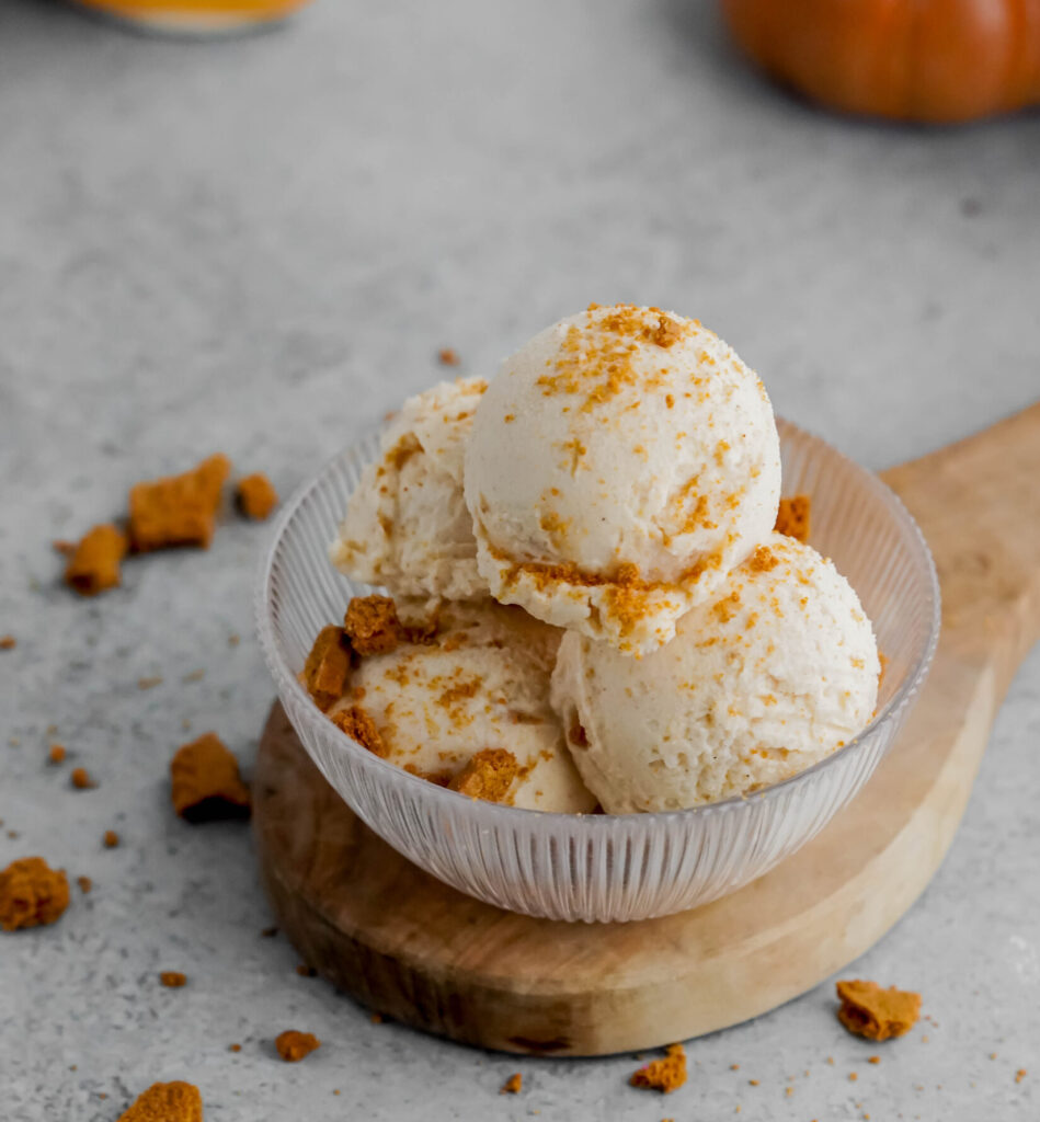 Pumpkin Ice Cream made with Lifeway Kefir