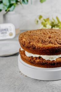 Pumpkin Spice Coffee Cake made with Lifeway