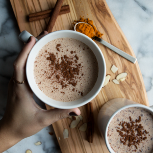 Pumpkin Spice Golden Milk Smoothie made with Lifeway Kefir
