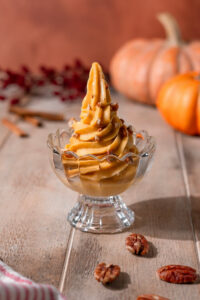 Pumpkin Spice Soft Serve Frozen Kefir - Made with Lifeway Pumpkin Spice Kefir