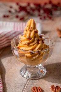 Pumpkin Spice Soft Serve Frozen Kefir - Made with Lifeway Pumpkin Spice Kefir