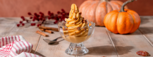 Pumpkin Spice Soft Serve Frozen Kefir - Made with Lifeway Pumpkin Spice Kefir