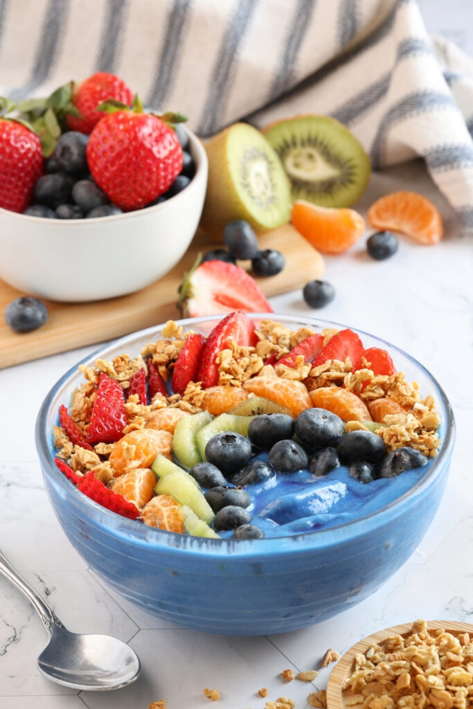 Rainbow Smoothie Bowl made with Lifeway Kefir