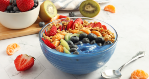 Rainbow Smoothie Bowl made with Lifeway Kefir