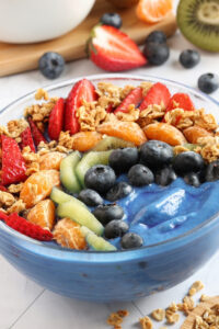 Rainbow Smoothie Bowl made with Lifeway Kefir