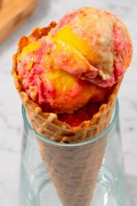 Rainbow Swirl Frozen Kefir made with Lifeway Kefir