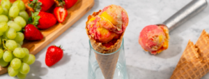 Rainbow Swirl Frozen Kefir made with Lifeway Kefir