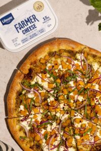 Roasted Butternut Squash Pizza - Made with Lifeway Farmer Cheese