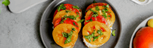 Savory Tomato Toast with Lifeway Farmer Cheese
