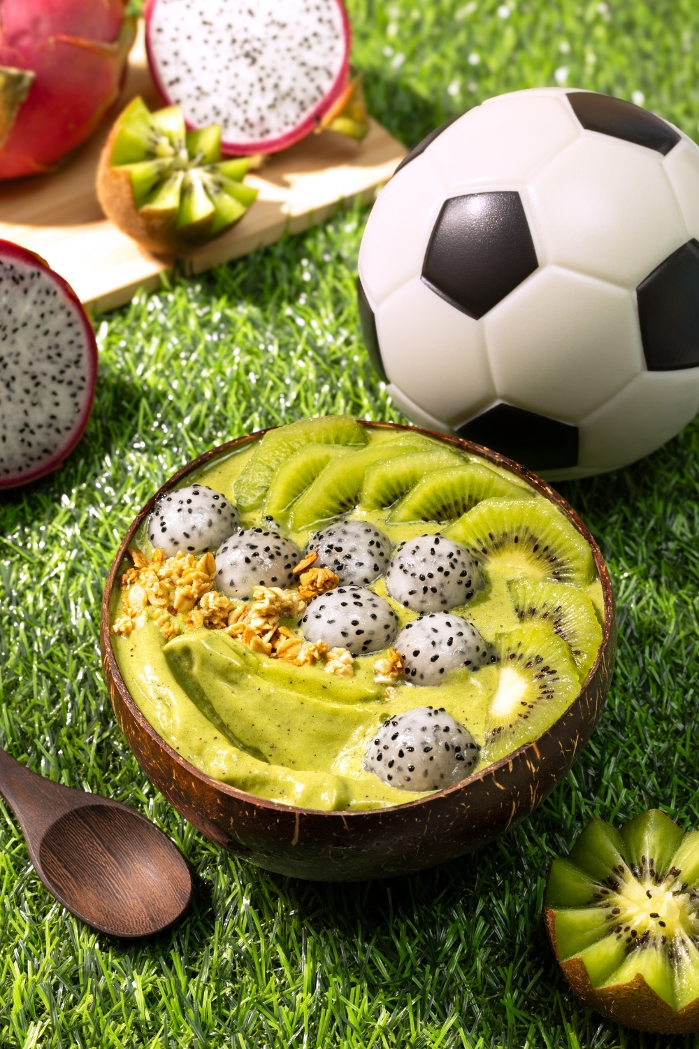 Soccer Match-a Smoothie Bowl made with Lifeway