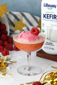 Sparkling Raspberry Punch - made with Lifeway Kefir