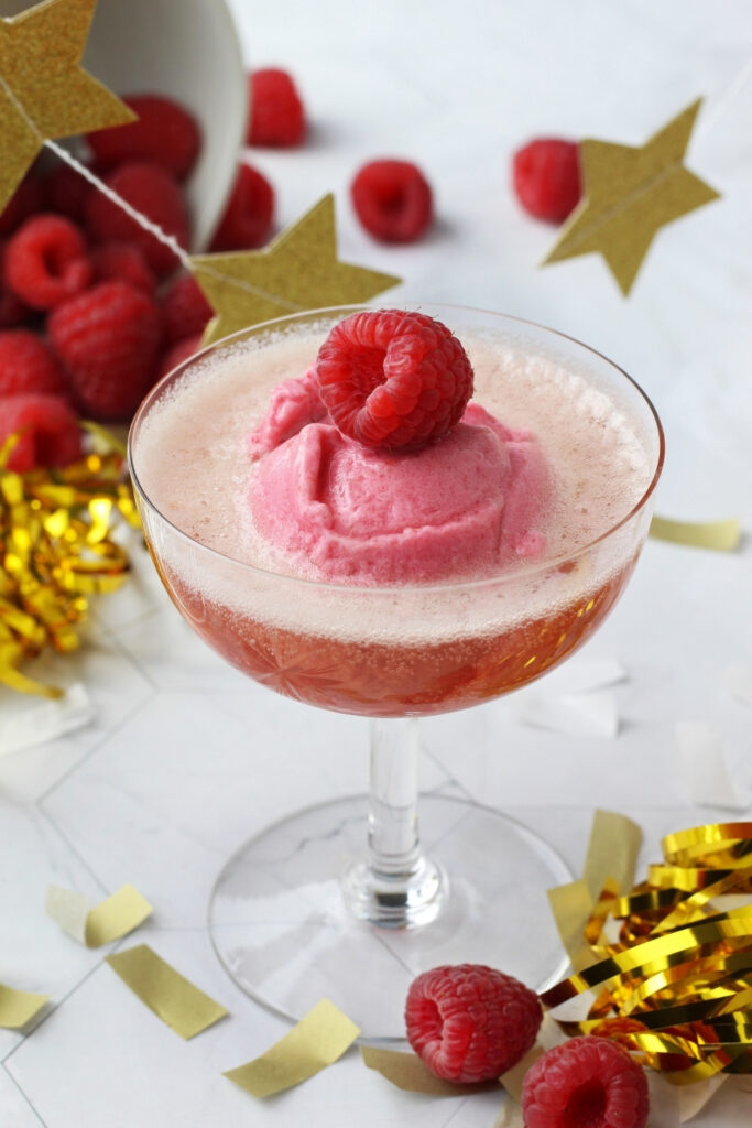 Sparkling Raspberry Punch - made with Lifeway Kefir