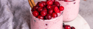 Spiced Cranberry Kefir Smoothie made with Lifeway
