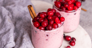 Spiced Cranberry Kefir Smoothie made with Lifeway