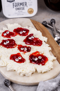 Spooky Farmer Cheese Jam Dip - made with Lifeway