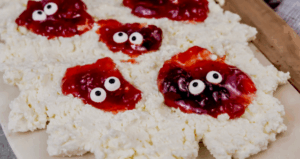Spooky Farmer Cheese Jam Dip - made with Lifeway