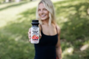 Strawberry Banana Lifeway Muscle Mates Kefir