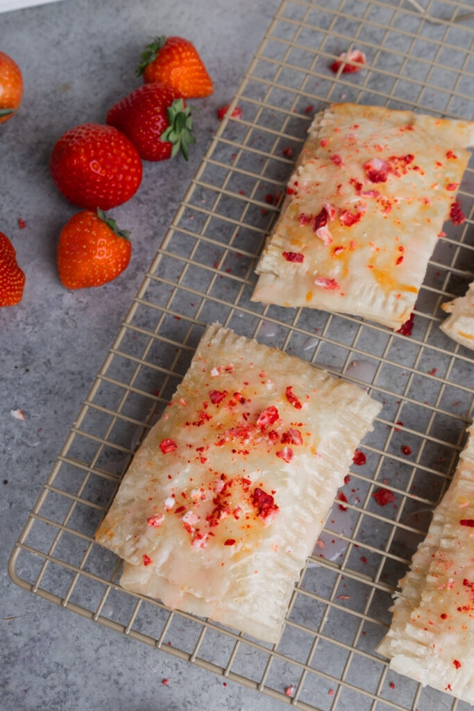 Strawberry Kefir Breakfast Hand Pies made with Lifeway Kefir and Lifeway Farmer Cheese