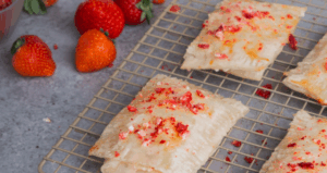 Strawberry Kefir Breakfast Hand Pies made with Lifeway Farmer Cheese and Lifeway Kefir