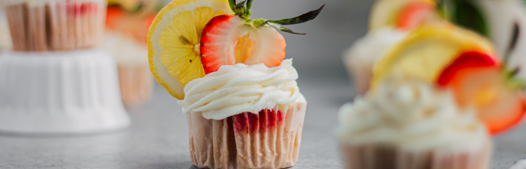 Strawberry Lemon Cupcakes