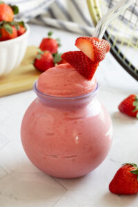 Strawberry Love Frosé made with Lifeway Kefir