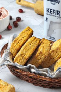 Sweet Potato Biscuits with Cranberry Butter - Made with Lifeway