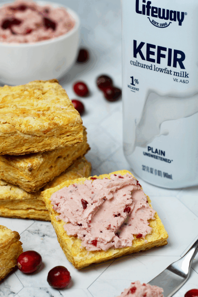 Sweet Potato Biscuits with Cranberry Butter - Made with Lifeway