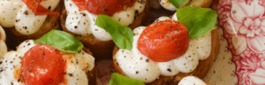Tomato Confit with Farmer Cheese Crostini