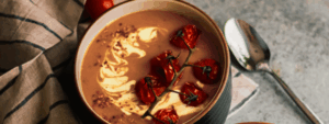 Tomato Basil Soup made with Lifeway