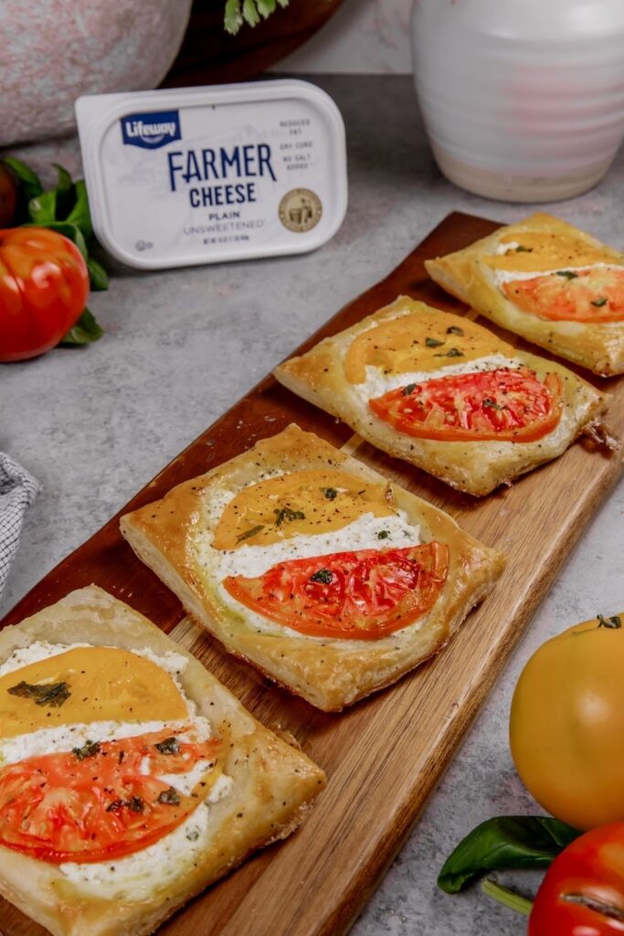 Tomato Tartlets with Farmer Cheese - Made with Lifeway