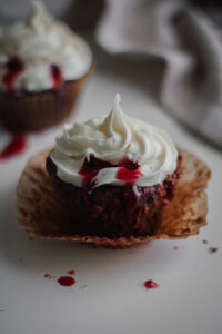 Vampire Red Velvet Cupcakes made with Lifeway