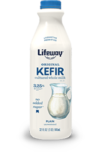 lifeway plain whole milk kefir