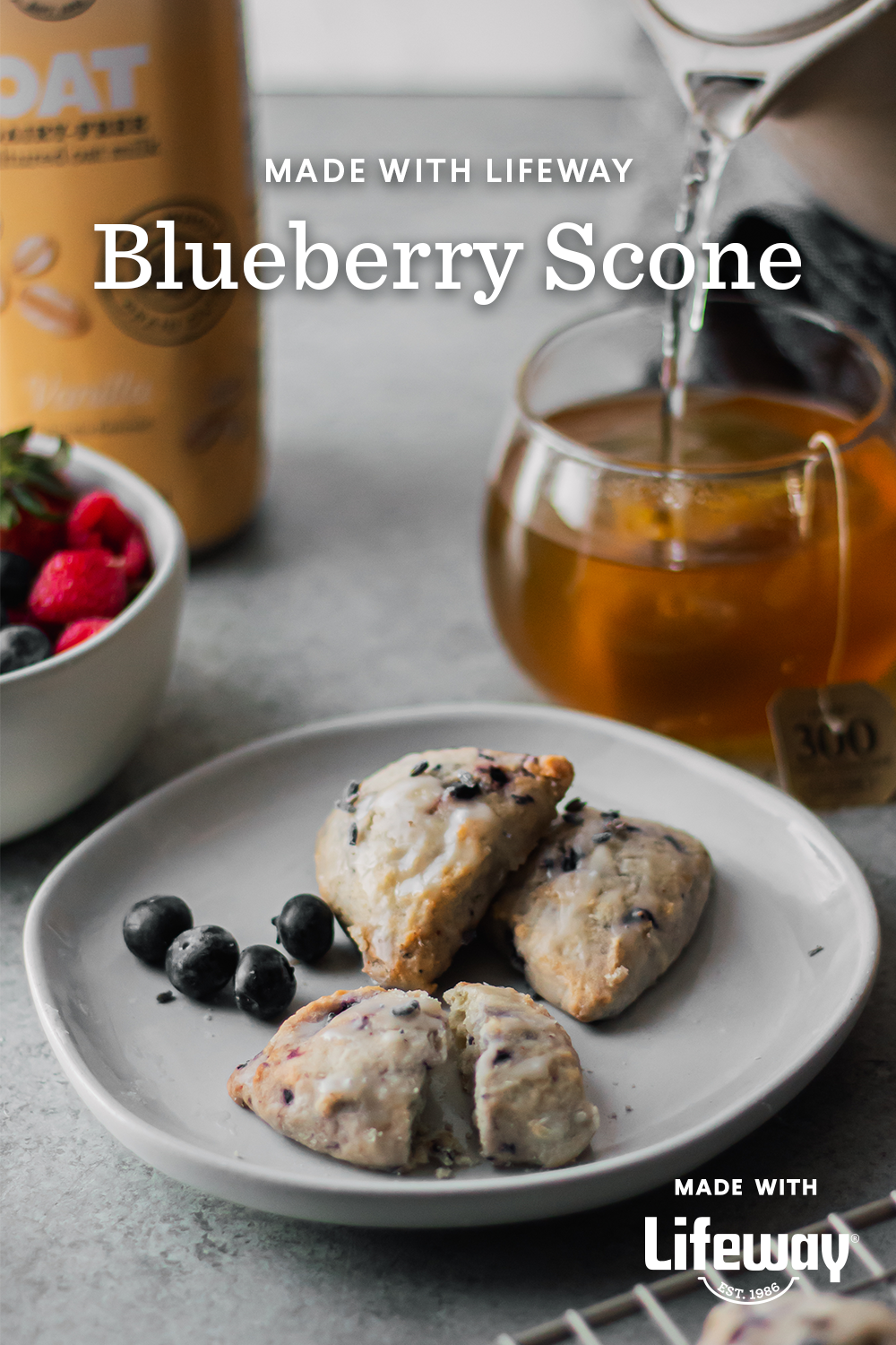 Lemon Blueberry Scone