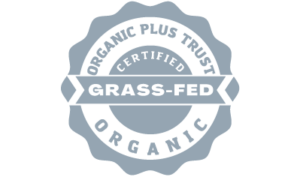 ORGANIC PLUS TRUST Certified Grass-Fed Organic Seal